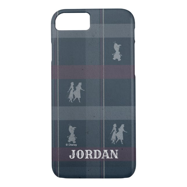Frozen 2: Anna, Elsa, & Olaf Tartan Pattern Case-Mate iPhone Case (Back)