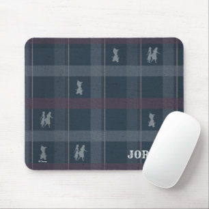 Frozen 2: Anna, Elsa, & Olaf Tartan Pattern Mouse Pad