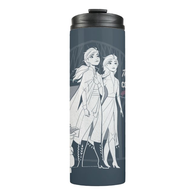 Frozen 2: Anna & Elsa | The Journey Connects Us Thermal Tumbler (Front)
