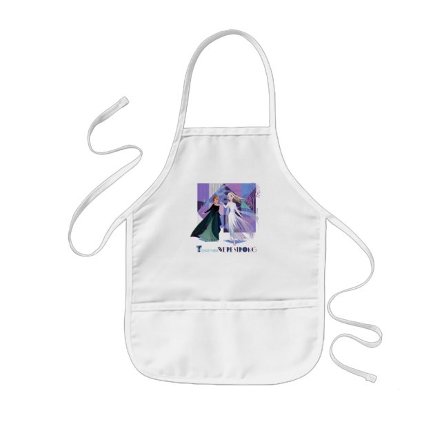Frozen 2 | Anna & Elsa - Together We're Strong Kids Apron (Front)