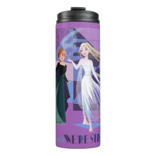 Frozen 2 Anna & Elsa - Together We're Strong Thermal Tumbler