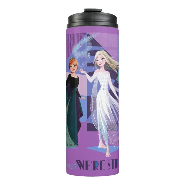 Frozen 2 | Anna & Elsa - Together We're Strong Thermal Tumbler (Front)