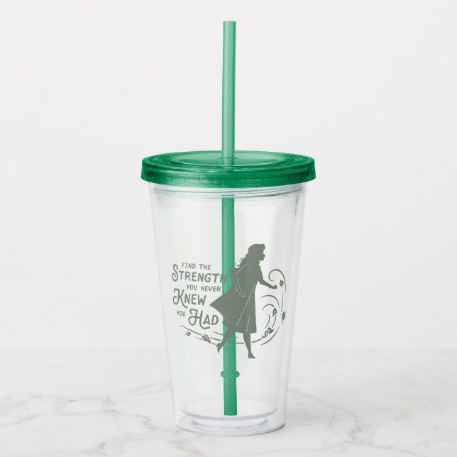 Frozen 2: Anna | Find The Strength Acrylic Tumbler (Front)