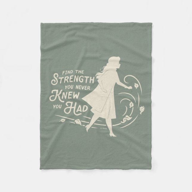 Frozen 2: Anna | Find The Strength Fleece Blanket (Front)