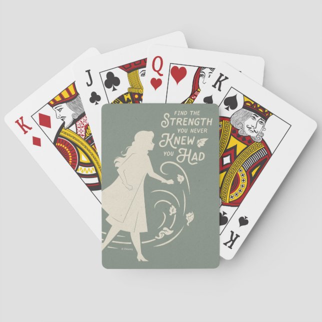 Frozen 2: Anna | Find The Strength Playing Cards (Back)