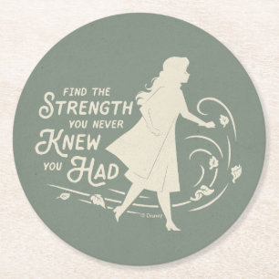 Frozen 2: Anna Find The Strength Round Paper Coaster