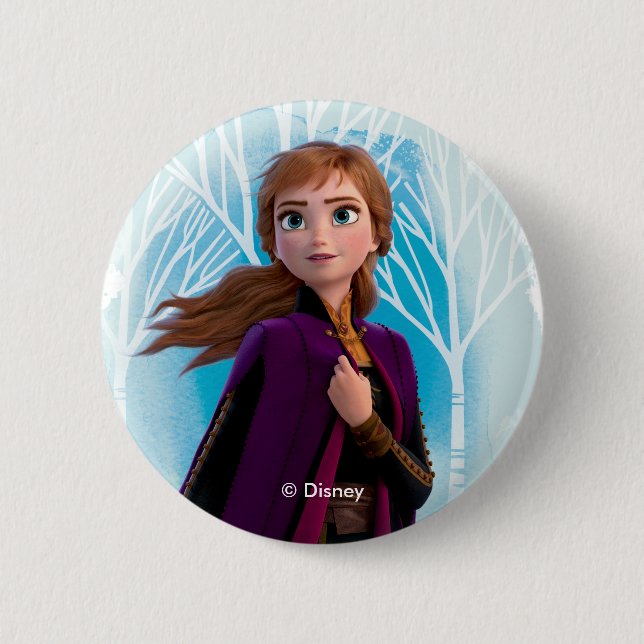 Frozen 2: Anna | Find Your Strength 2 Inch Round Button (Front)