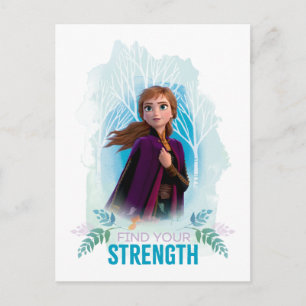 Frozen 2: Anna Find Your Strength Postcard