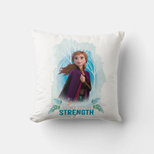 Frozen 2: Anna Find Your Strength Throw Pillow