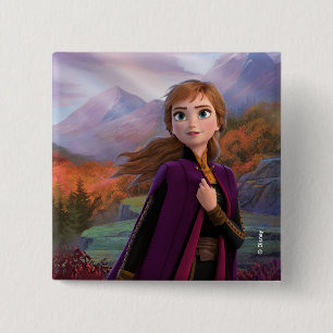 Frozen 2 Anna - Gentle Wind Spirit Inch Square Button