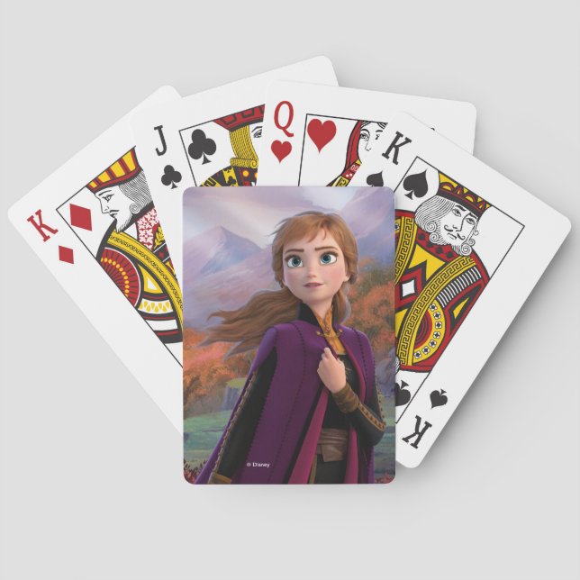 Frozen 2 | Anna - Gentle Wind Spirit Playing Cards (Back)
