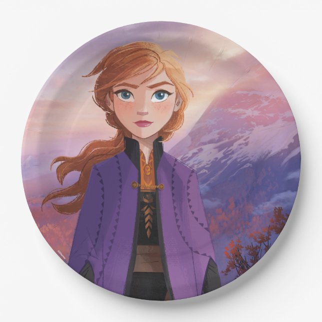 Frozen 2 | Anna - Lead with Courage Paper Plate (Front)