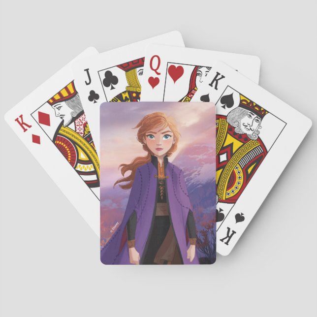 Frozen 2 | Anna - Lead with Courage Playing Cards (Back)