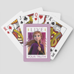 Frozen 2 Anna - Live Your Truth Playing Cards