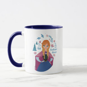 Frozen 2 Anna "Radiant Heart" Watercolor Mug
