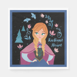 Frozen 2   Anna "Radiant Heart" Watercolor Napkin