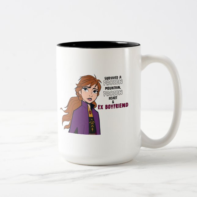 Frozen 2 | Anna "Survived" Two-Tone Coffee Mug (Right)