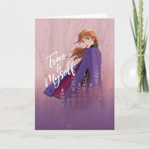 Frozen 2: Anna True to Myself Card