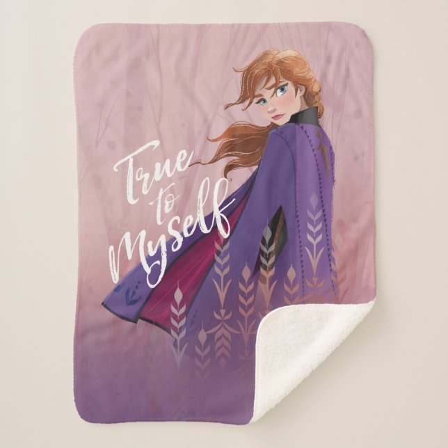 Frozen 2: Anna | True to Myself Sherpa Blanket (Front)