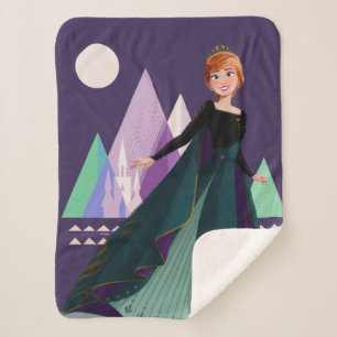 Frozen 2 Anna - True to Myself Sherpa Blanket