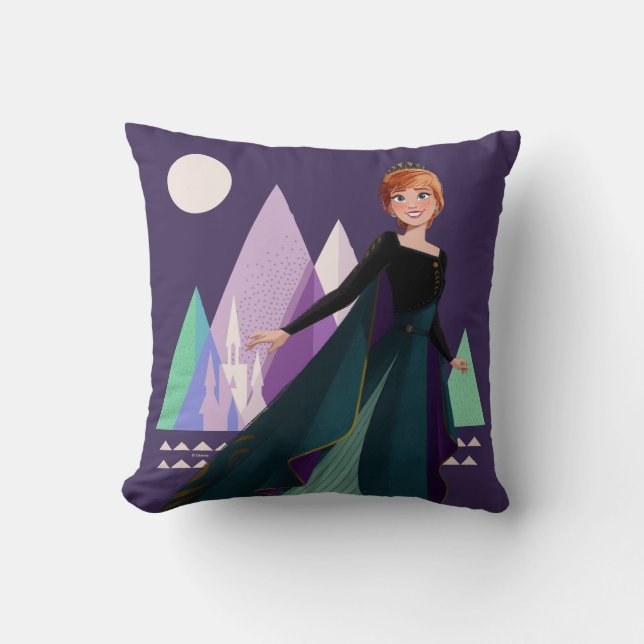 Frozen 2 | Anna - True to Myself Throw Pillow (Front)