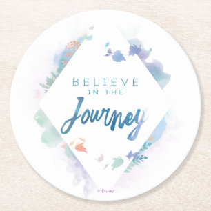 Frozen 2: Believe In The Journey Round Paper Coaster