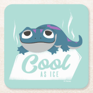 Frozen 2 Bruni Cool as Ice Square Paper Coaster