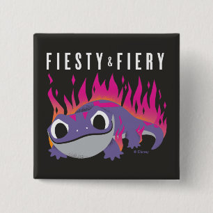 Frozen 2 Bruni - Fiesty & Fiery Inch Square Button