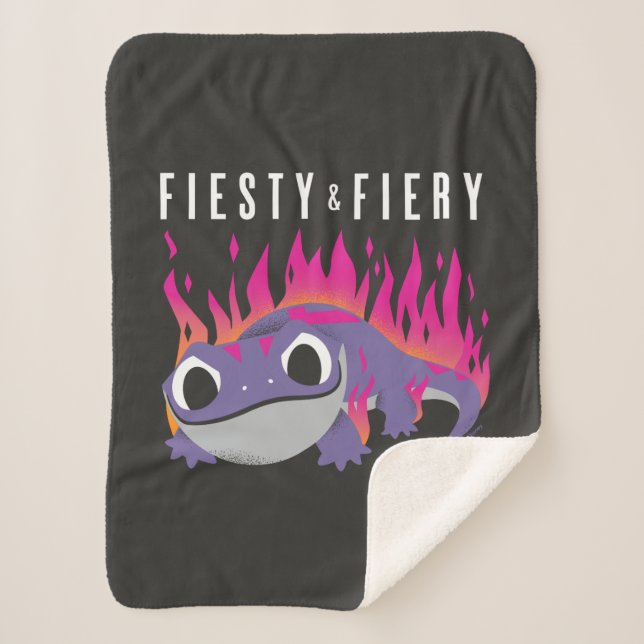 Frozen 2 | Bruni - Fiesty & Fiery Sherpa Blanket (Front)