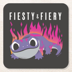 Frozen 2 Bruni - Fiesty & Fiery Square Paper Coaster
