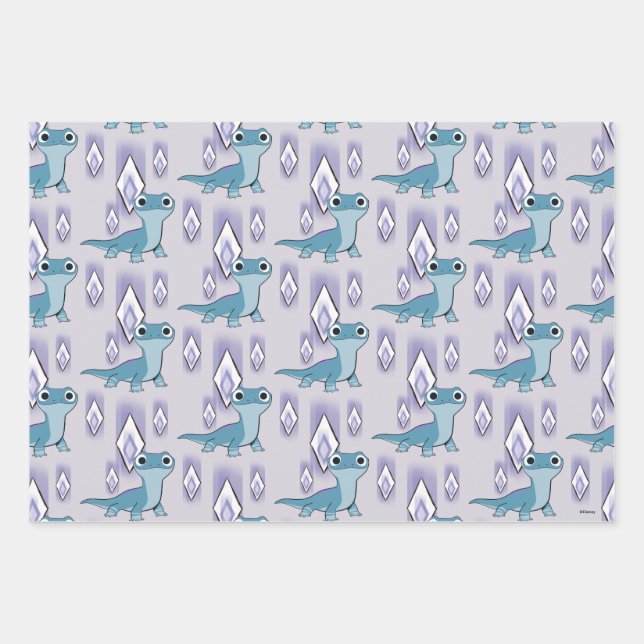 Frozen 2 | Bruni & Fire Elements Wrapping Paper Sheet (Front)