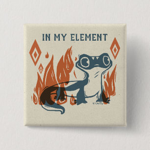 Frozen 2   Bruni - In My Element Inch Square Button