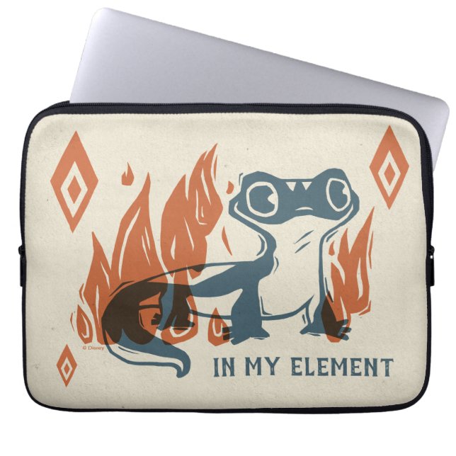 Frozen 2 | Bruni - In My Element Laptop Sleeve (Front)