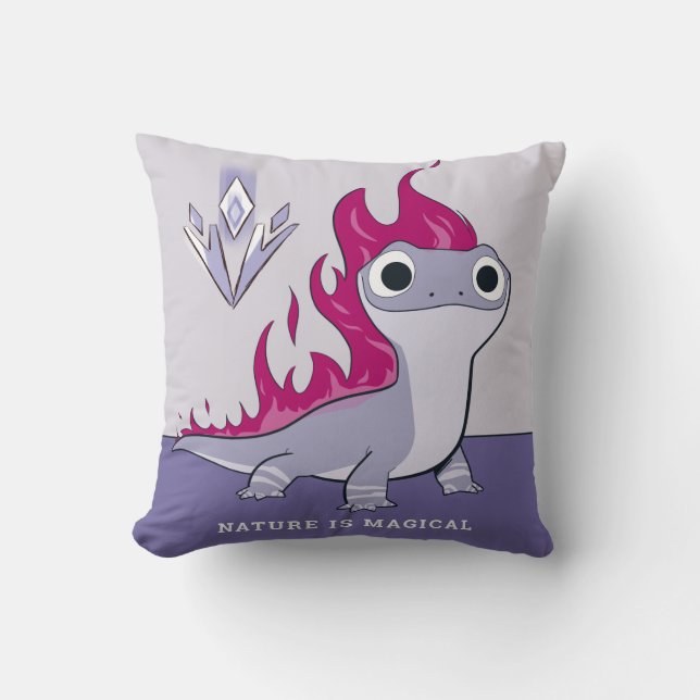 Frozen 2 | Bruni - Nature Is Magical Throw Pillow (Front)
