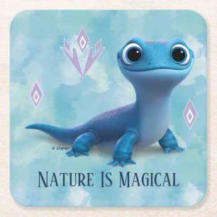 Frozen 2   Bruni the Fire Spirit Square Paper Coaster