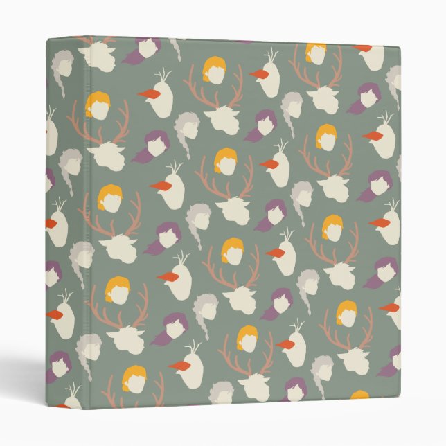 Frozen 2 | Character Wood Cut Pattern Binder (Front/Spine)