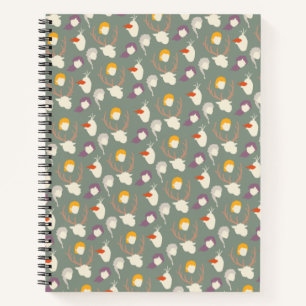 Frozen 2   Character Wood Cut Pattern Notebook