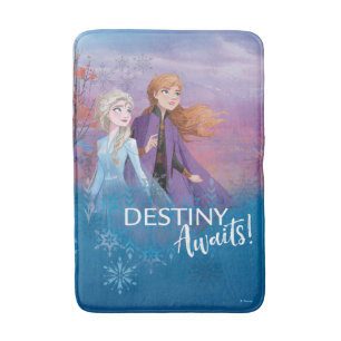 Frozen 2: Elsa & Anna   Destiny Awaits! Bath Mat