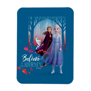 Frozen 2: Elsa, Anna, & Olaf   Believe Magnet
