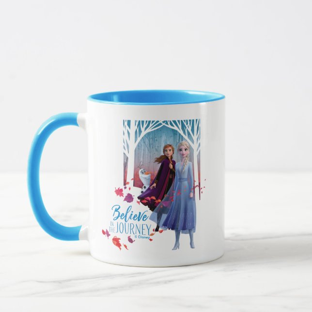 Frozen 2: Elsa, Anna, & Olaf | Believe Mug (Left)