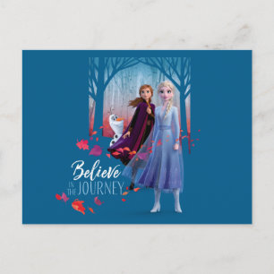 Frozen 2: Elsa, Anna, & Olaf Believe Postcard