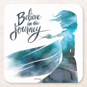 Frozen 2: Elsa   Believe in the Journey Square Paper Coaster