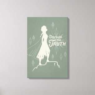 Frozen 2: Elsa   Discover The Truth Canvas Print