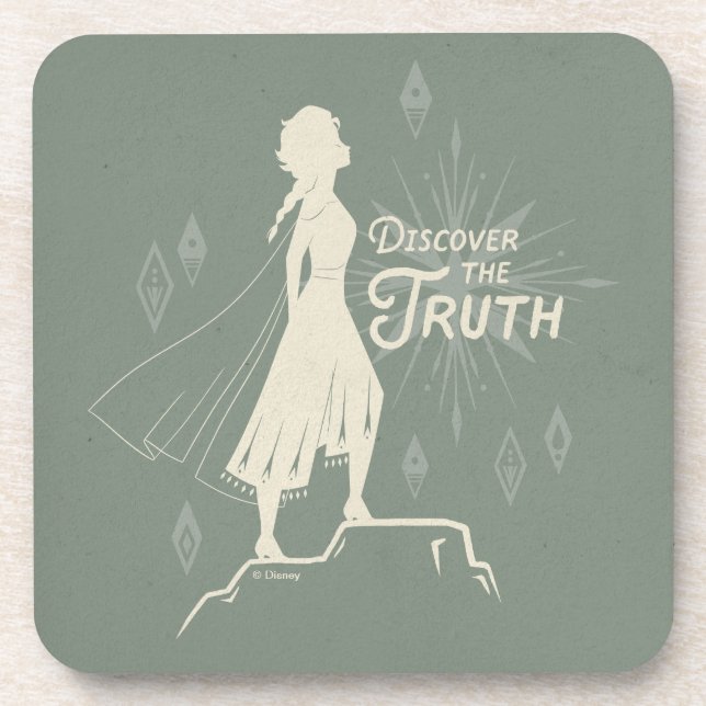 Frozen 2: Elsa | Discover The Truth Coaster (Front)