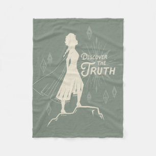 Frozen 2: Elsa Discover The Truth Fleece Blanket