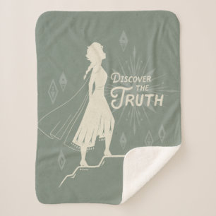 Frozen 2: Elsa Discover The Truth Sherpa Blanket