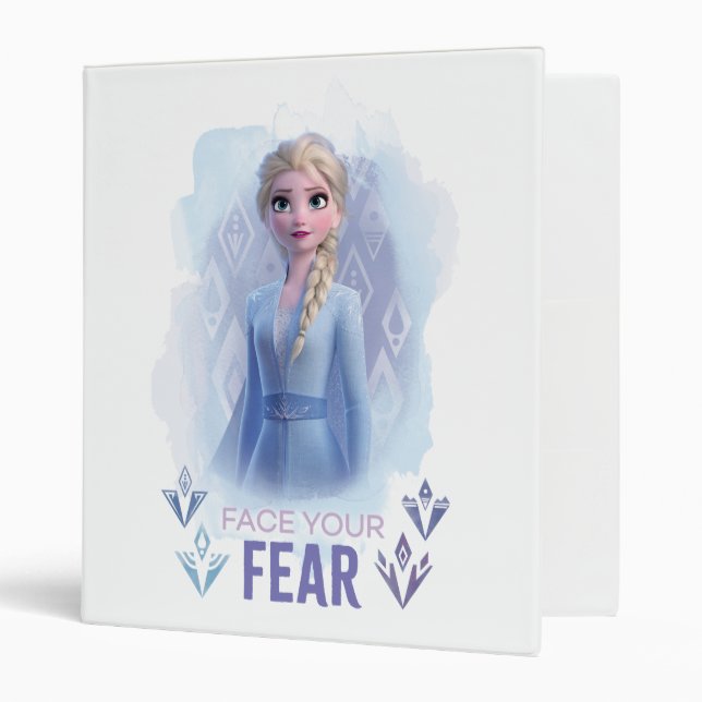 Frozen 2: Elsa | Face Your Fear Binder (Front/Inside)