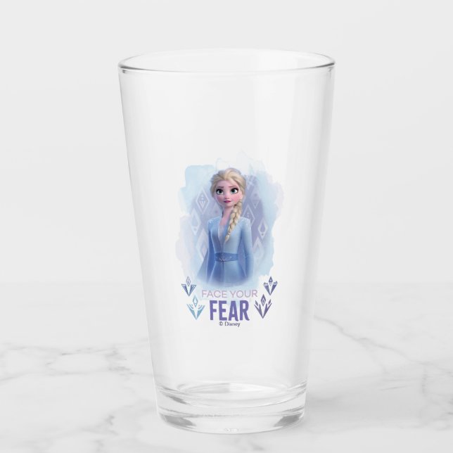 Frozen 2: Elsa | Face Your Fear Glass (Front)