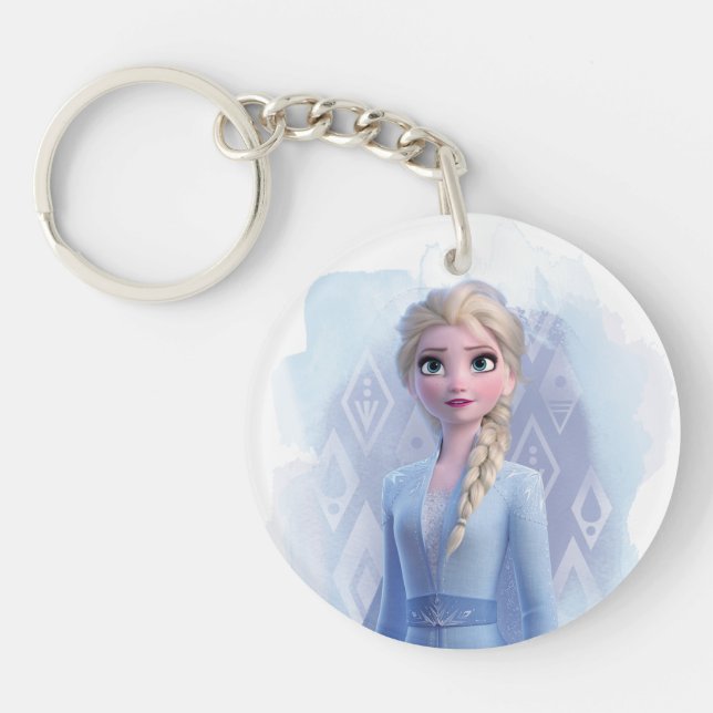 Frozen 2: Elsa | Face Your Fear Keychain (Front)
