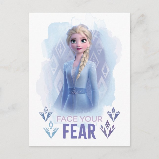 Frozen 2: Elsa | Face Your Fear Postcard (Front)